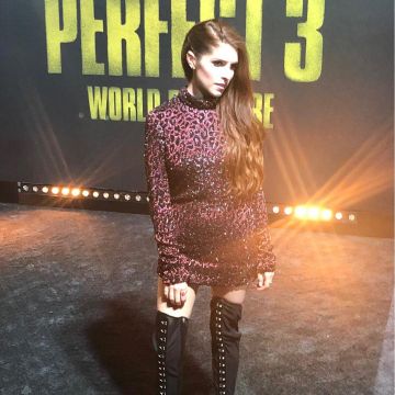 Giuseppe Zanotti Janice des Bottes portées par Anna Kendrick 12 décembre 2017