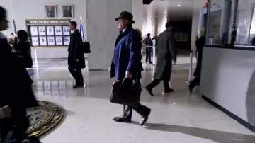 Blue Jacket worn by Raymond 'Red' Reddington (James Spader) in The Blacklist (Season 03)