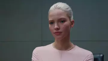 White Pearl Necklace worn by Anna (Sasha Luss) in Anna