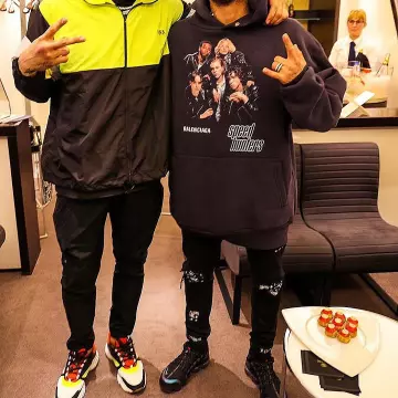 Les sneakers Nike Air VaporMax Run Utility Throwback Future de Neymar Jr sur le compte Instagram de @obj