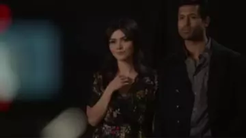 Alice + olivia Adele Wrap Dress worn by Cassidy Barrett (Daniella Pineda) in WHAT / IF (S01E10)