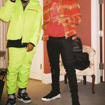 The pair of Nike Air Fear Of God 1 Black worn by Michael B. Jordan on his account Instagram @michaelbjordan