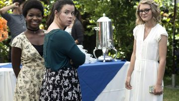 Black Floral Print Skirt of in The House