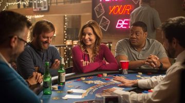 Pink Athletic Sweater in The House