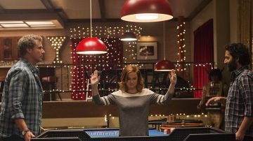 Red Dome Lights in The House