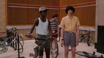 Camo Shorts Pants worn by Lucas Sinclair (Caleb McLaughlin) as seen in Stranger Things Season 3 Episode 2