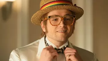 Hat worn by Elton John (Taron Egerton) a seen in Rocketman