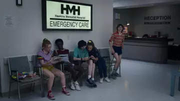 Les sneakers Converse portées par Lucas Sinclair (Caleb McLaughlin) dans Stranger Things Saison 3 Episode 5