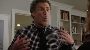 Black Check Shirt worn by Scott Johansen (Will Ferrell) as seen in The House