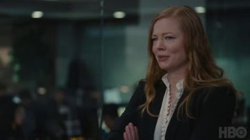 White Blouse worn by Willa (Justine Lupe) in Succession (Season 2)