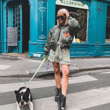 Las gafas de sol cuadradas Gucci de Noholita en su cuenta de Instagram @noholita