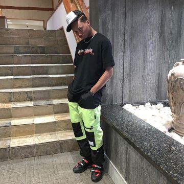 Sneakers Palm Angels by Night Lovell on his account Instagram @nightlovell