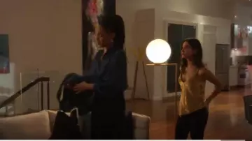 Michelle Mason Asymmetric Cami worn by Adena El Amin (Nikohl Boosheri) in The Bold Type (Season 03 Episode 10)