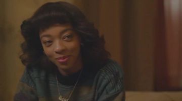 Black Turtleneck sweater worn by Shurrie (Zolee Griggs) as seen in Wu-Tang: An American Saga