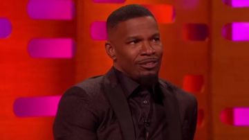 Black Long Sleeve Shirt worn by Jamie Foxx in The Graham Norton Show 09/01/ 2018