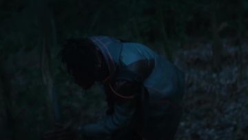 The wind-resistant transparent Scarlxrd in her video clip DEMXNS & ANGELS.