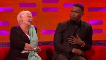 Seiko Gold Colour Watch worn by Jamie Foxx in The Graham Norton Show 09/01/2018