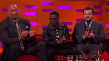 Black 2 Piece worn by Dwayne Johnson in The Graham Norton Show 08/10/2019