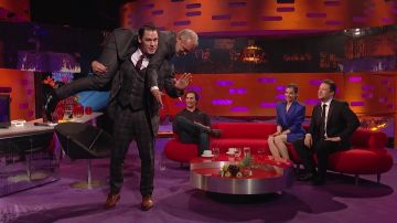 3 Pièces en Tweed à Carreaux Costume porté par John Cena dans Le Graham Norton Show 07/12/2018