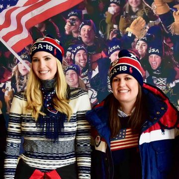 Ralph Lauren 2018 Team USA sombrero usado por Ivanka Trump en su cuenta de Instagram @ivankatrump