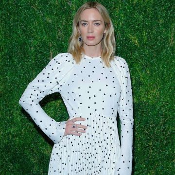 Khaite Dress worn by Emily Blunt on the Instagram account of @emily.bluntt