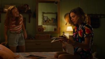 Short Sleeve Printed Romper worn by Eleven (Millie Bobby Brown) in Stranger Things (S03E03)
