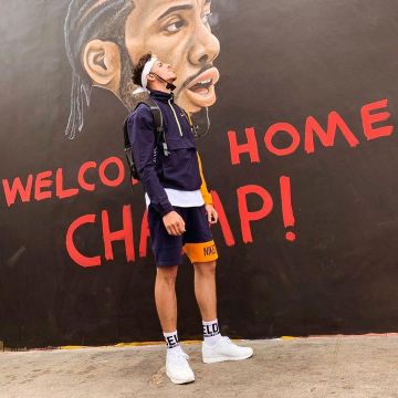 The jacket of Nike tennis worn by Premium on his account Instagram @primetimefut