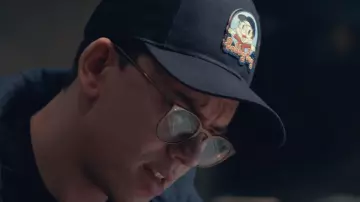 Blue cap Bobby Boy worn by Logic (look-alike) in Logic - Homicide ft. Eminem