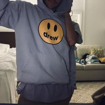 Drew Maison Mascotte Hoodie, portés par Justin Bieber l'Église Hillsong 5 juin 2019