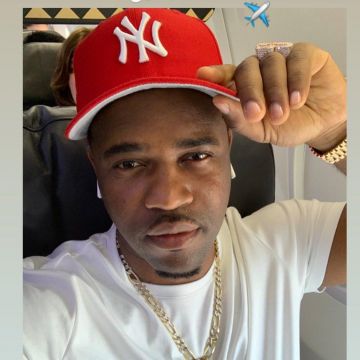 La casquette New Era des New York Yankees en rouge portée par ASAP Ferg sur son compte Instagram @asapferg