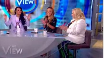 Veronica Beard Gaya Dickey-lin mélange blazer porté par Meghan McCain sur Le point de Vue le 9 JUILLET 2019