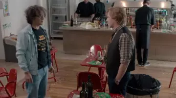 Le T-Shirt Space Invaders de Anorak / Halliday (Mark Rylance) dans Ready Player One