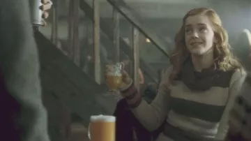 Cerveza de mantequilla disfrutada por Hermione Granger (Emma Watson) en Harry Potter y el prisionero de Azkaban