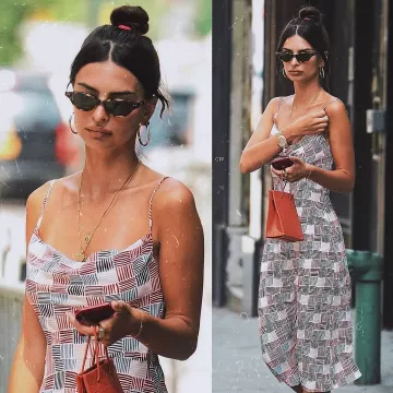 Médée Hanna Sac porté par Emily Ratajkowski la Ville de New York du 10 juillet 2019