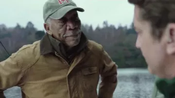 The jacket of Allan Trumbull (Morgan Freeman) in the Fall of The president