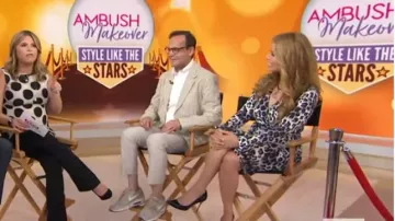 Diane von Furstenberg T/72 Soie-Jersey Midi Wrap Robe portée par Jill Martin comme on le voit aujourd'Hui le 11 JUILLET 2019