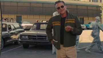 The black t-shirt worn by Randy Miller (Kurt Russell) in the movie Once Upon a Time in Hollywood 
