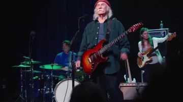 La guitarra roja de David Crosby en David Crosby: Remember My Name