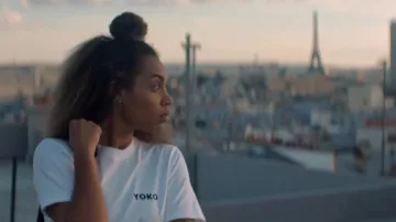 The white t-shirt preview in the Youtube video Y O K O Squeezie