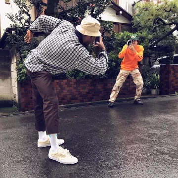 Ami Alexandre Mattiussi Button Down Shirt of Tyler, the Creator on the Instagram account @feliciathegoat