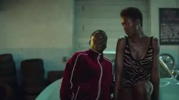 Red Track Jacket worn by Slim (Daniel Kaluuya) in Queen & Slim