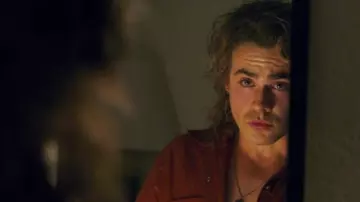 Red Button Shirt worn by Billy Hargrove (Dacre Montgomery) as seen in Stranger Things Season 2 Episode 9