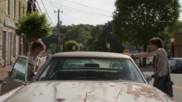 Messenger bag worn by Jonathan Byers (Charlie Heaton) as seen in Stranger Things Season 3 Episode 2