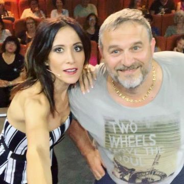 Le Bustier rayé avec nœud devant de Fabienne Carat sur son compte Instagram @fabienne_carat