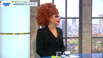 Round Earrings worn by Bianca Del Rio in Jeremy Vine on Channel 5 - 23/5/2019