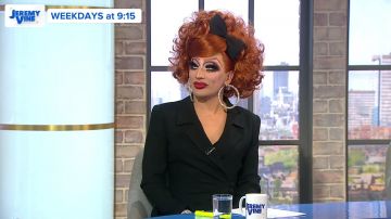 Black Hair Bow worn by Bianca Del Rio in Jeremy Vine on Channel 5 - 23/5/2019