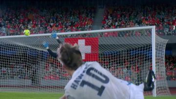 Black leather soccer shoes worn by Liam McIntyre in See You Soon