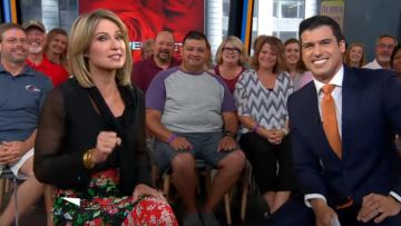 Alice + Olivia Gwenda Chemisier porté par Amy Robach sur Good Morning America, le 15 JUILLET 2019