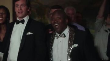 Silver Bow Tie worn by The Amazing Fabular (Tituss Burgess) in I Hate Kids