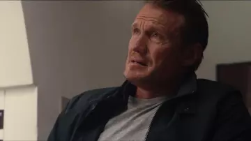 Black Jacket worn by Aiden Hakansson (Dolph Lundgren) as seen in The Tracker